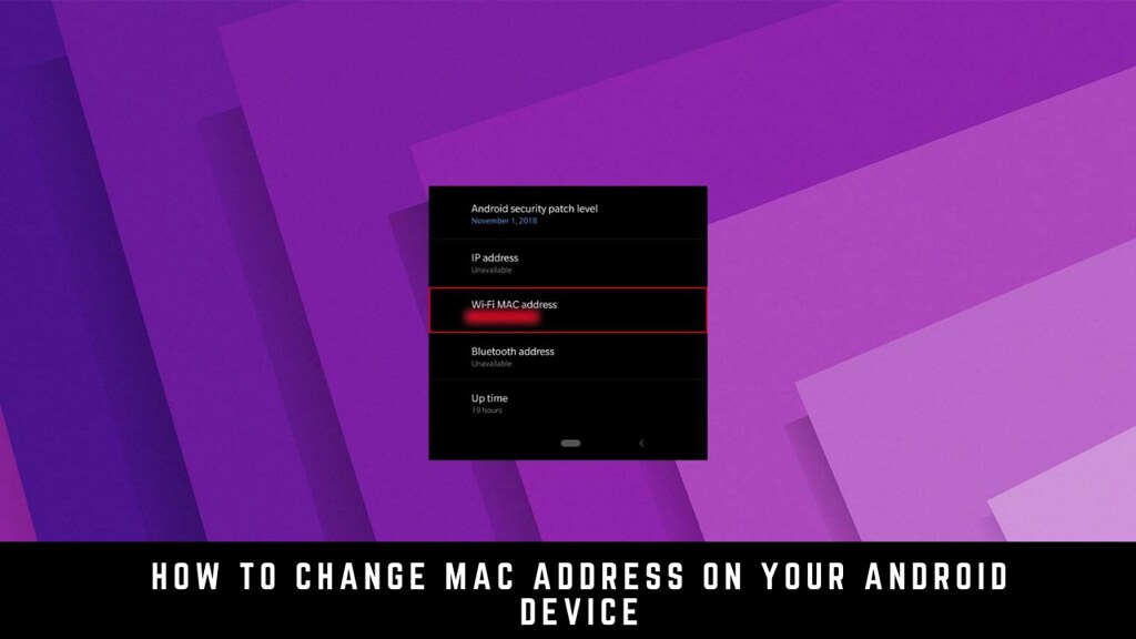how to get the mac address to change into a mac address for a cricket phone