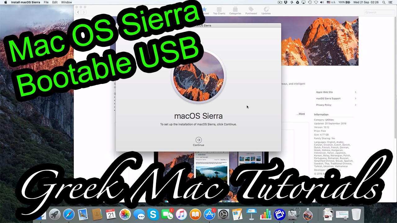 how to make bootable usb for mac os sierra